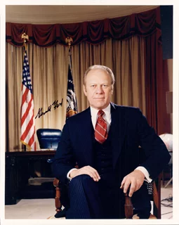 Gerald Ford autograph