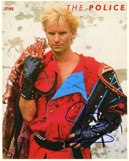 Sting autograph
