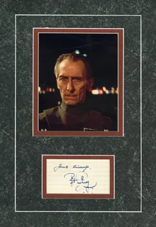 Peter Cushing autograph