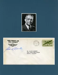 Glenn L. Martin autograph