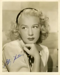 Betty Hutton autograph