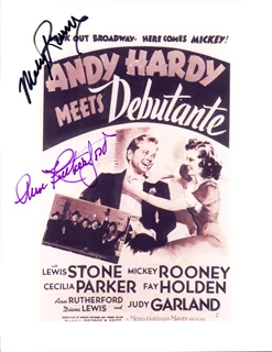 Andy Hardy Meets Debutante autograph