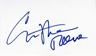 Christopher Reeve autograph