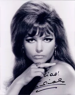 Claudia Cardinale autograph