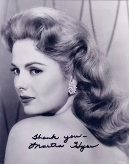 Martha Hyer autograph