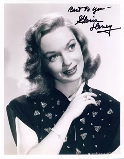 Gloria Henry autograph