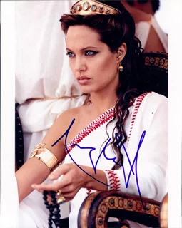 Angelina Jolie autograph