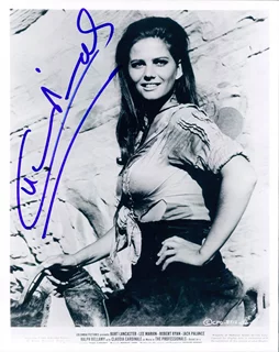 Claudia Cardinale autograph