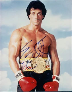 Sylvester Stallone autograph