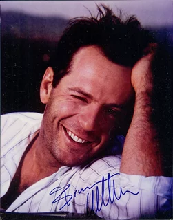 Bruce Willis autograph