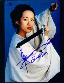 Ziyi Zhang autograph