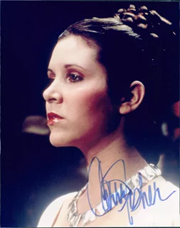 Carrie Fisher autograph