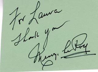 Mervyn LeRoy autograph
