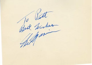 Lee Marvin autograph