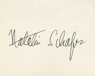 Natalie Schafer autograph