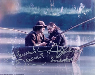 Deagol and Smeagol autograph