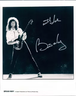 Brian May autograph