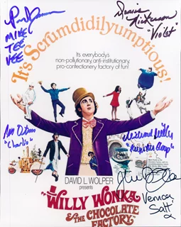 Willy Wonka and The Chocolate Factory autograph