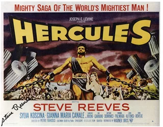 Steve Reeves autograph
