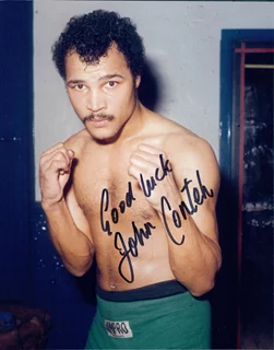 John Conteh autograph