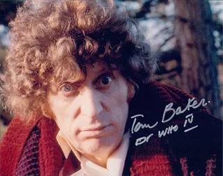 Tom Baker autograph