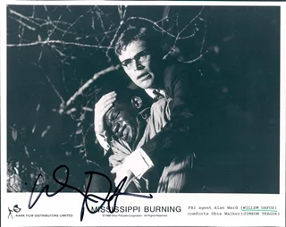 Willem DaFoe autograph