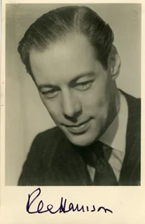 Rex Harrison autograph