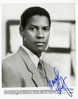 Denzel Washington autograph