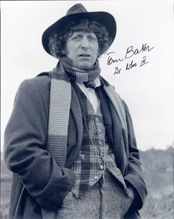 Tom Baker autograph