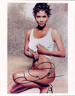 Halle Berry autograph