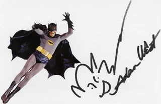 Adam West autograph