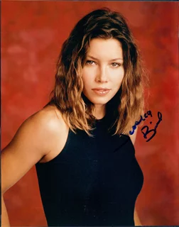 Jessica Biel autograph
