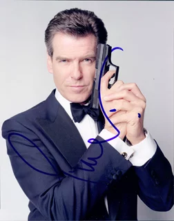 Pierce Brosnan autograph