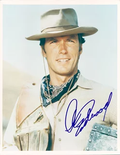 Clint Eastwood autograph