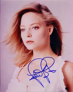 Jodie Foster autograph
