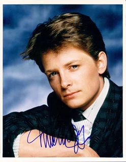 Michael J. Fox autograph