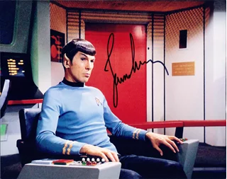 Leonard Nimoy autograph