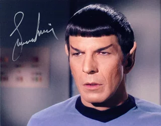 Leonard Nimoy autograph