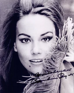 Claudine Auger autograph