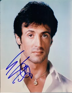 Sylvester Stallone autograph