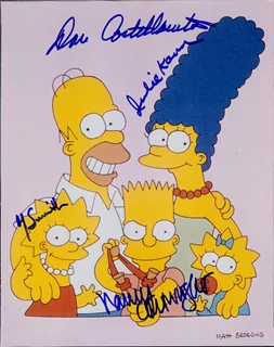 The Simpsons autograph