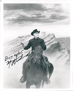 Morgan Woodward autograph