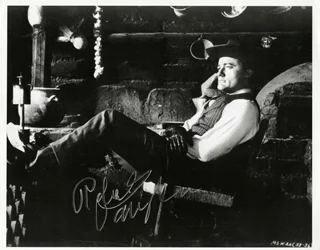 Robert Vaughn autograph