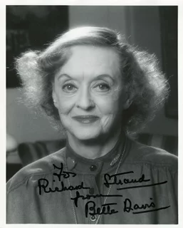 Bette Davis autograph