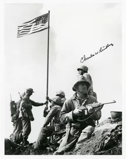 Charles W. Lindberg autograph