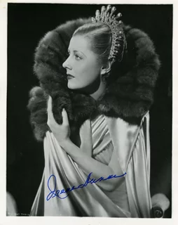 Irene Dunne autograph