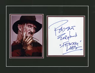 Robert Englund autograph