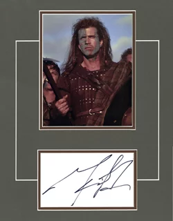 Mel Gibson autograph