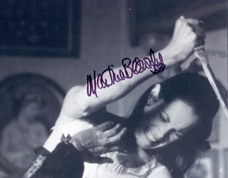 Martine Beswick autograph