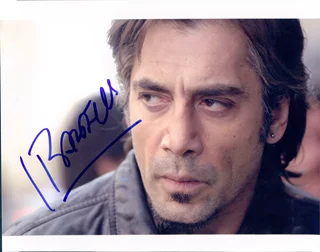 Javier Bardem autograph